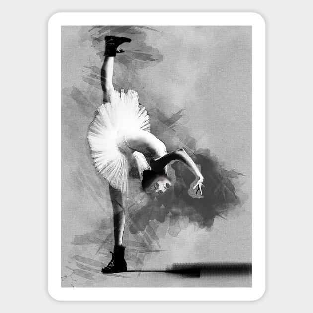 Ballerina Sticker by dodiarty